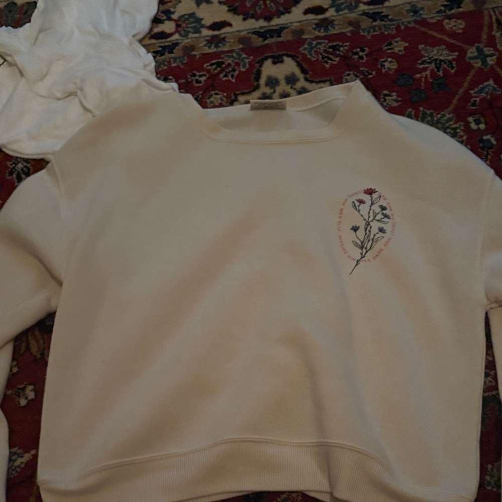 Taylor swift loving him was red Cream Sweatshirt